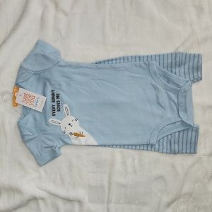NWT Easter 2 piece cotton outfit. 9 months Blue